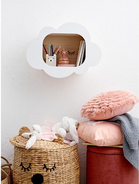 Dziecięcy kosz do przechowywania z hiacyntu wodnego z pokrywką Bloomingville Mini, ⌀ 42 cm