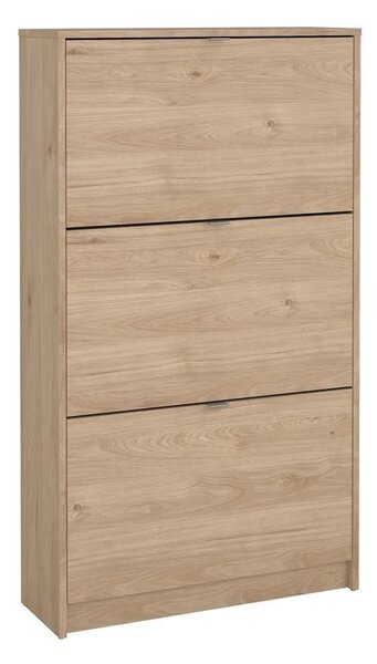 Uchylna szafka na buty w dekorze dębu w naturalnym kolorze 70x124x24 cm Shoes – Tvilum