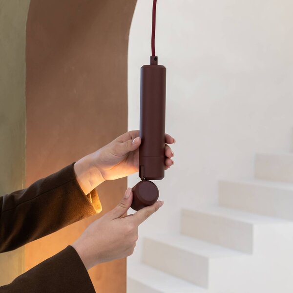 IT´S ABOUT ROMI Lampa wisząca Milan, czerwony, salon / jadalnia, aluminium, nowoczesny