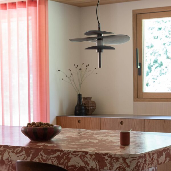 IT´S ABOUT ROMI Lampa wisząca Kyoto, możliwość ściemniania, brązowy / mosiężny, salon / jadalnia, metal, nowoczesny