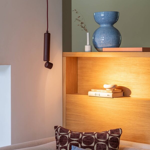 IT´S ABOUT ROMI Lampa wisząca Milan, czerwony, salon / jadalnia, aluminium, nowoczesny