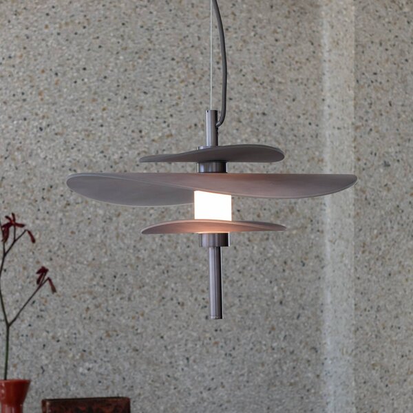 IT´S ABOUT ROMI Lampa wisząca Kyoto, możliwość ściemniania, brązowy / mosiężny, salon / jadalnia, metal, nowoczesny