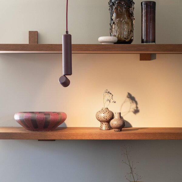 IT´S ABOUT ROMI Lampa wisząca Milan, czerwony, salon / jadalnia, aluminium, nowoczesny