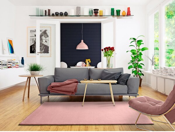 Różowy dywan Universal Berna Liso, 60x110 cm