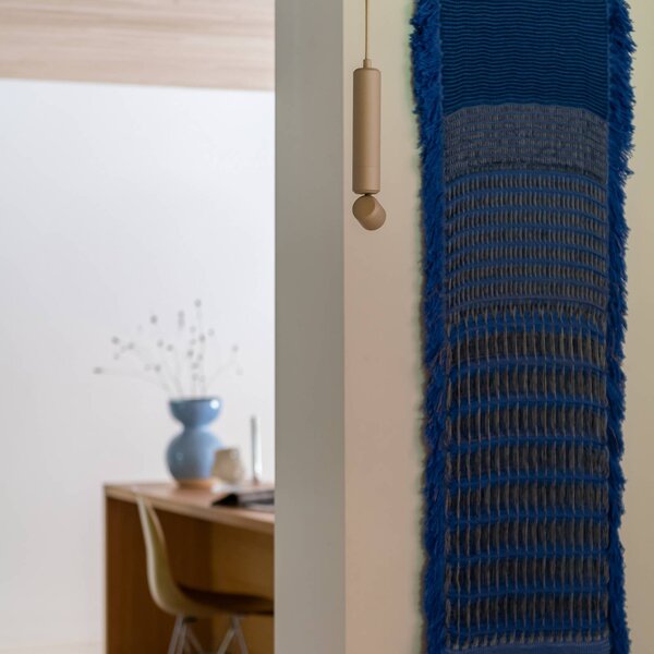 IT´S ABOUT ROMI Lampa wisząca Milan, kremowy / amber, salon / jadalnia, aluminium, nowoczesny
