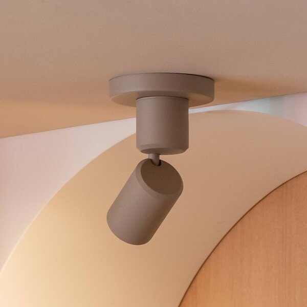 IT´S ABOUT ROMI Lampa sufitowa Milan, możliwość ściemniania, kremowy / amber, salon / jadalnia, aluminium, nowoczesny