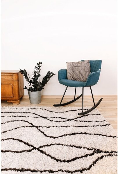 Biało-czarny dywan 120x180 cm Routa – Universal