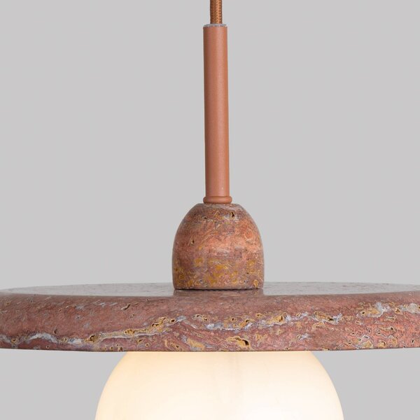 IT´S ABOUT ROMI Lampa wisząca Tivoli, możliwość ściemniania, terracotta, salon / jadalnia, kamień, nowoczesny