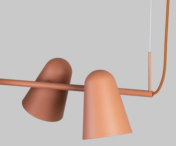 IT´S ABOUT ROMI Lampa wisząca Salamanca, możliwość ściemniania, terracotta, salon / jadalnia, metal, nowoczesny