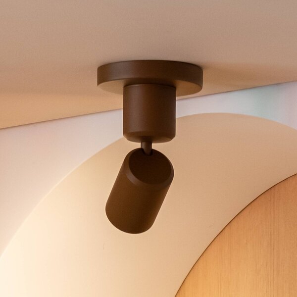 IT´S ABOUT ROMI Lampa sufitowa Milan, możliwość ściemniania, brązowy / rdzawy, salon / jadalnia, aluminium, nowoczesny