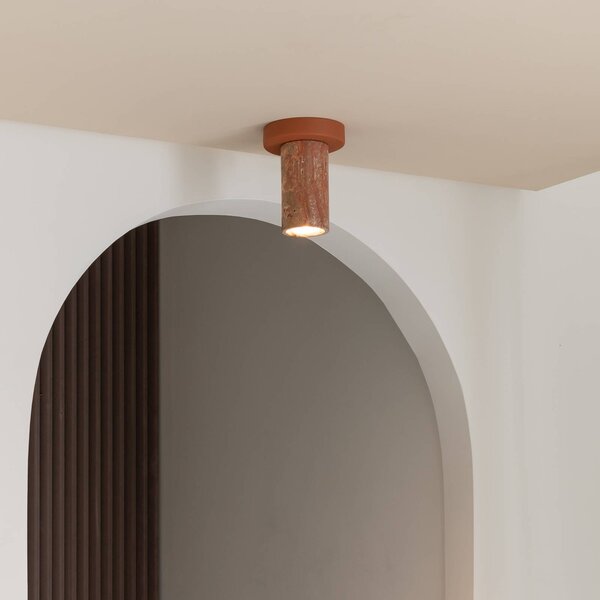 IT´S ABOUT ROMI Lampa sufitowa Tivoli, terracotta, salon / jadalnia, kamień, nowoczesny