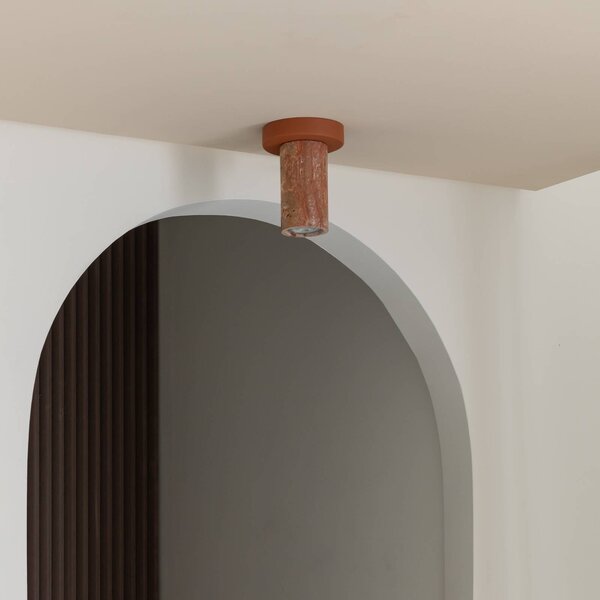 IT´S ABOUT ROMI Lampa sufitowa Tivoli, terracotta, salon / jadalnia, kamień, nowoczesny