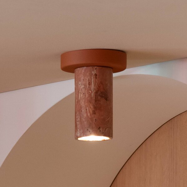 IT´S ABOUT ROMI Lampa sufitowa Tivoli, terracotta, salon / jadalnia, kamień, nowoczesny