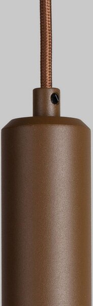 IT´S ABOUT ROMI Lampa wisząca Milan, brązowy / rdzawy, salon / jadalnia, aluminium, nowoczesny