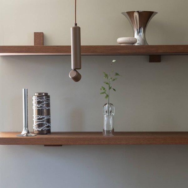 IT´S ABOUT ROMI Lampa wisząca Milan, brązowy / rdzawy, salon / jadalnia, aluminium, nowoczesny