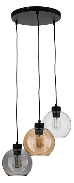 Lampa Wisząca TK Lighting, Cubus, ściemnialny, wielokolorowy, salon, szkło, nowoczesny