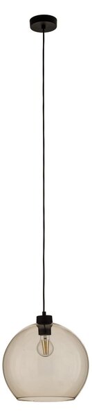 Lampa Wisząca TK Lighting, Cubus, ściemnialny, brąz rdzawy, salon, szkło, nowoczesny