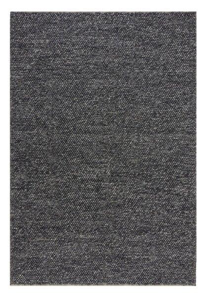 Ciemnoszary dywan z mieszanki wełny tkany ręcznie 120x170 cm Minerals – Flair Rugs