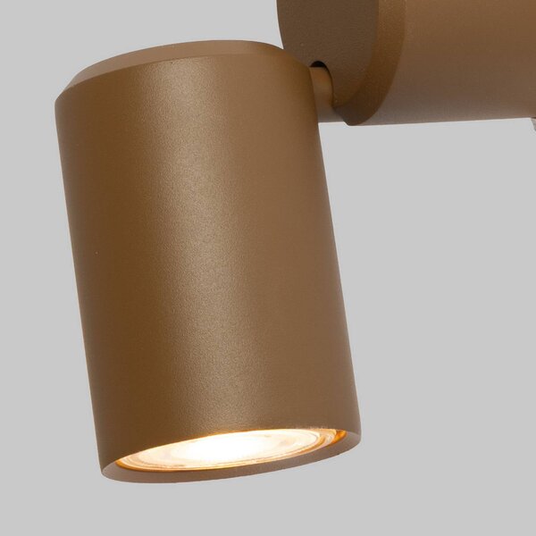 IT´S ABOUT ROMI Kinkiet LED Milan, brązowy / rdzawy, salon / jadalnia, aluminium, nowoczesny