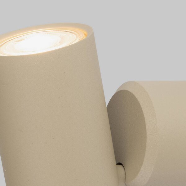 IT´S ABOUT ROMI Kinkiet LED Milan, kremowy / amber, salon / jadalnia, aluminium, nowoczesny