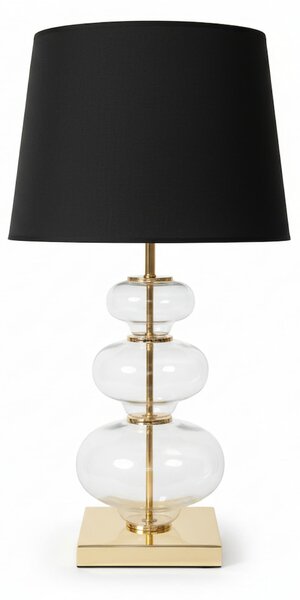 LAMPA NOCNA CZARNO-ZŁOTA BRISTON