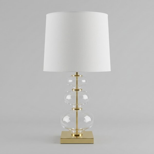 LAMPA NOCNA BIAŁO-ZŁOTA BRISTON