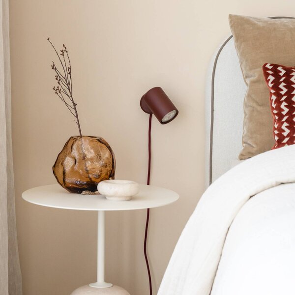 IT´S ABOUT ROMI Kinkiet LED Milan, czerwony, salon / jadalnia, aluminium, nowoczesny