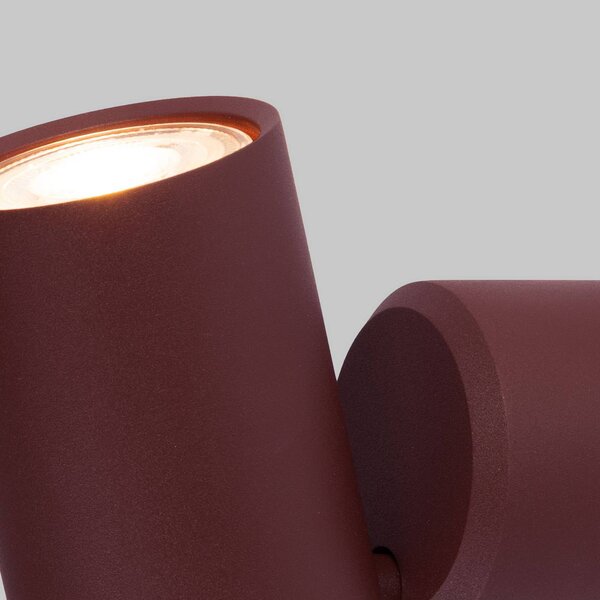 IT´S ABOUT ROMI Kinkiet LED Milan, czerwony, salon / jadalnia, aluminium, nowoczesny