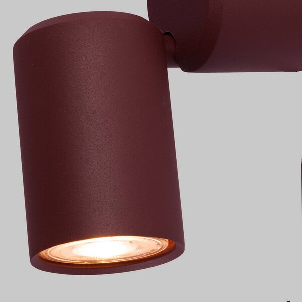 IT´S ABOUT ROMI Kinkiet LED Milan, czerwony, salon / jadalnia, aluminium, nowoczesny