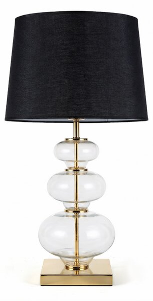 LAMPA NOCNA CZARNO-ZŁOTA BRISTON