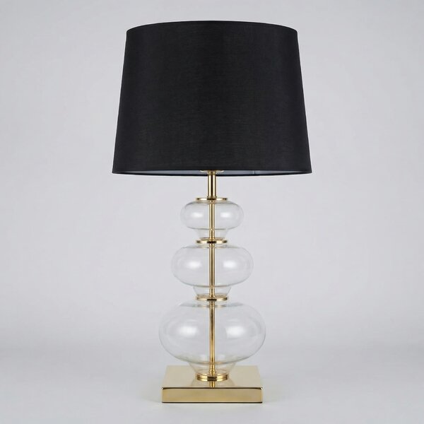 LAMPA NOCNA CZARNO-ZŁOTA BRISTON