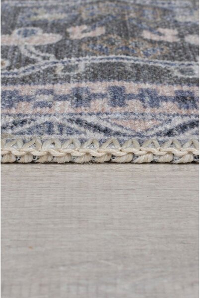 Zielony chodnik z mieszanki włókien z recyklingu odpowiedni do prania 60x230 cm Windsor – Flair Rugs