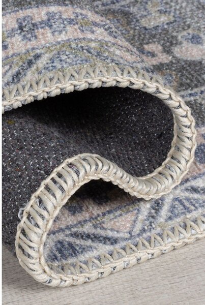 Zielony chodnik z mieszanki włókien z recyklingu odpowiedni do prania 60x230 cm Windsor – Flair Rugs