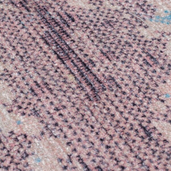 Niebiesko-fioletowy chodnik z mieszanki włókien z recyklingu odpowiedni do prania 60x230 cm Reid – Flair Rugs