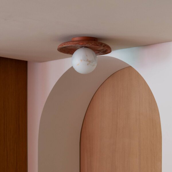 IT´S ABOUT ROMI Lampa sufitowa Tivoli, możliwość ściemniania, terracotta, salon / jadalnia, kamień