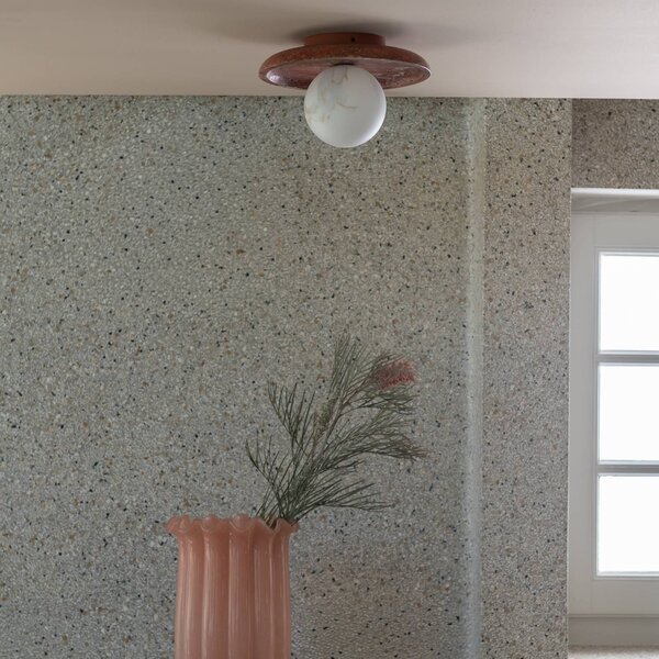 IT´S ABOUT ROMI Lampa sufitowa Tivoli, możliwość ściemniania, terracotta, salon / jadalnia, kamień