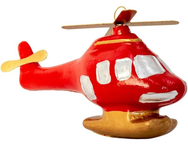 Bombka CHRISTMAS DECORATION Helikopter 1065922