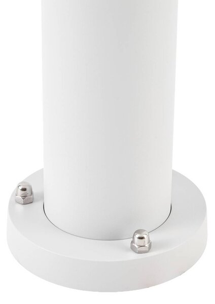 Lampa zewnętrzna Lucande Siveta, wysokość 240 cm, 3-punktowa, jasnoszara Siveta Lucande, możliwość ściemniania, aluminiowy / szary / cynkowy, aluminium