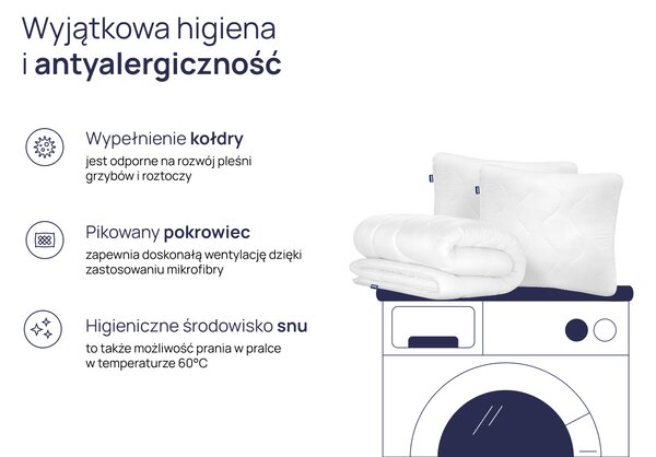 Zestaw NOMO: Kołdra + poduszki