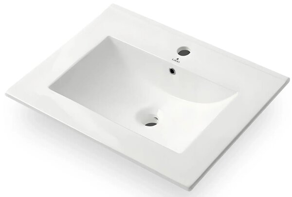 Biała ceramiczna umywalka wpuszczana Z0-E95