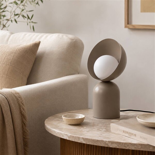 Lampa stołowa Boto LN1 EMIBIG LIGHTING, kremowy / amber, salon / jadalnia, metal, nowoczesny