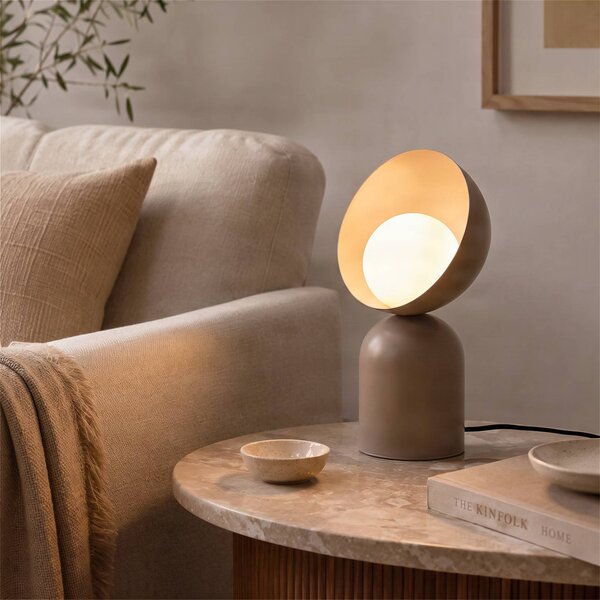 Lampa stołowa Boto LN1 EMIBIG LIGHTING, kremowy / amber, salon / jadalnia, metal, nowoczesny