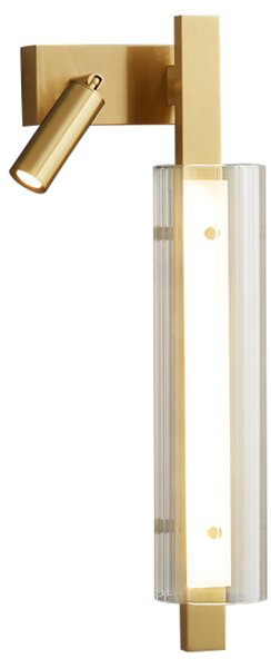 Selena - kinkiet 47 cm liniowy LED 6 W minimalistyczny nowoczesny złoty