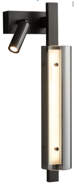 Selena - kinkiet 47 cm liniowy LED 6 W minimalistyczny nowoczesny czarny