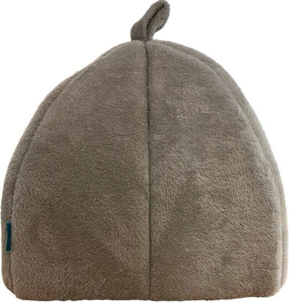Pluszowe legowisko dla psa/kota HUISE 40x35 cm, jasnoszare