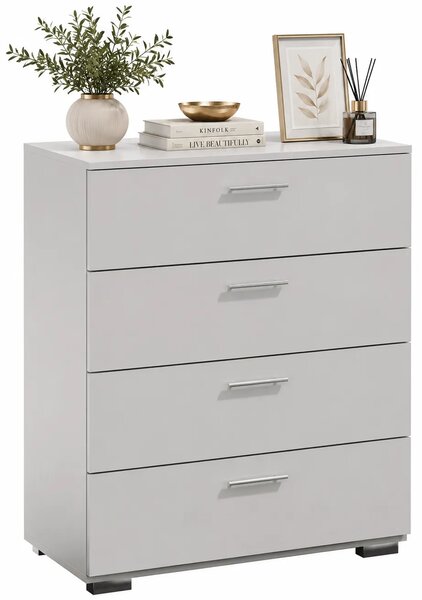 Biała minimalistyczna komoda 80 cm B4-B35