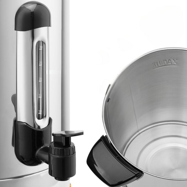 Podgrzewacz do wina/herbaty COZY, 6,8l, srebrna Jurhan