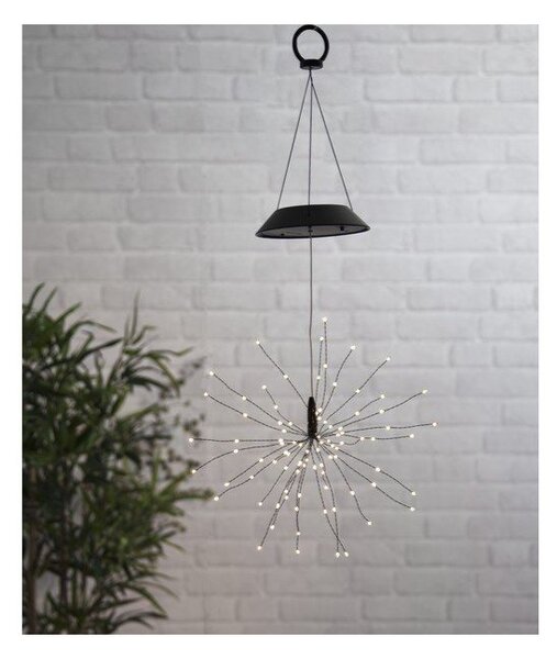 Ogrodowa lampa solarna LED z białymi diodami Star Trading Firework, wys. 50 cm