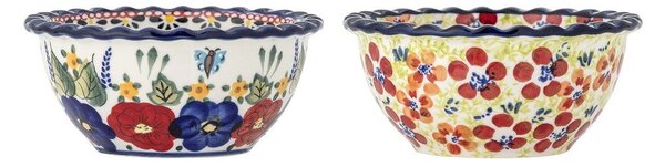 Kamionkowe miski zestaw do serwowania 2 szt. 380 ml Florist – Bloomingville