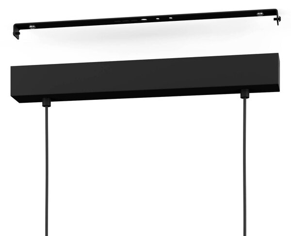 EGLO Lampa wisząca Boyal, ciemne drewno, salon / jadalnia, drewno